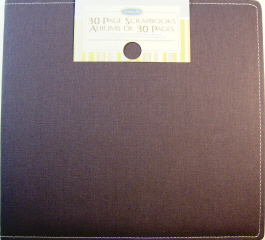 Memorystor Linen Scrapbook - 12" x 12" Purple