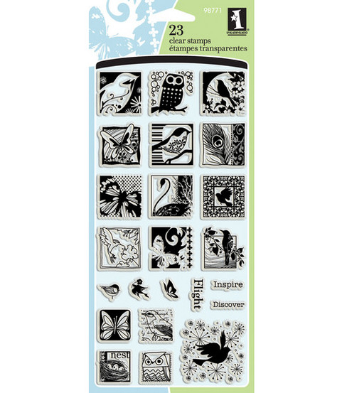 Inkadinkado Clear Stamp Set - Butterflies & Birds