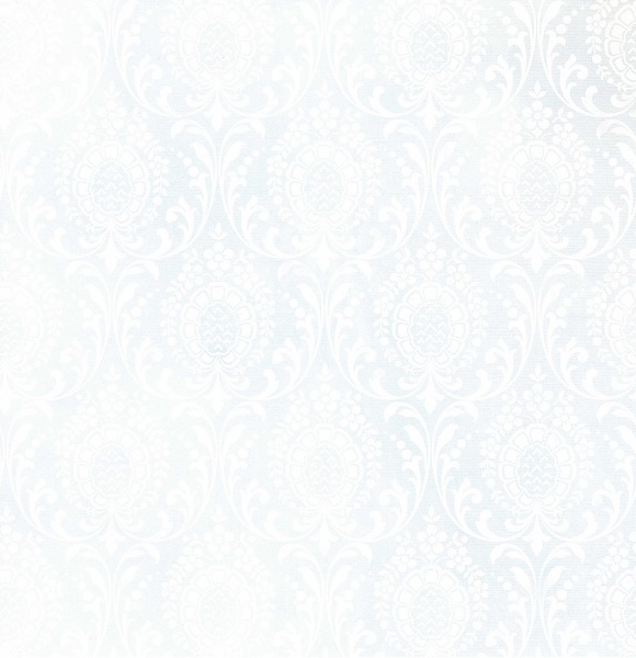 Anna Griffin Paper 12\"x 12\" Madison Collection-Damask Sky
