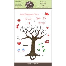 Joy Clair Clear Stamps 4"X6" The Love Tree