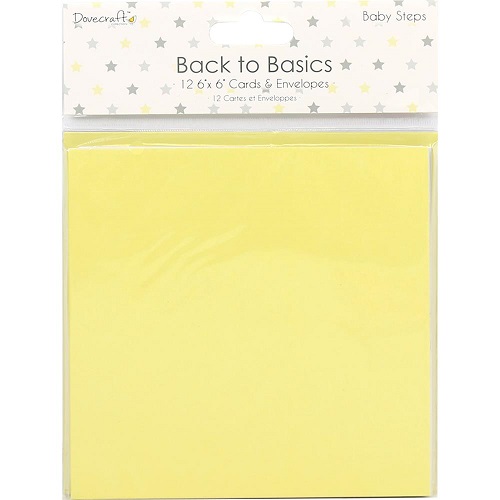 Dovecraft Back To Basics Cards W/Envelopes - Baby Steps