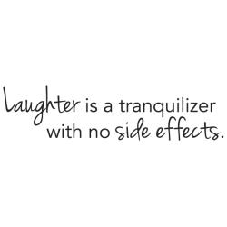 Gourmet Rubber Stamps Cling Stamps 2.75"X4.75" Laughter Is A Tra