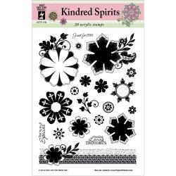 Hot Off The Press Acrylic Stamps 6\"X8\" Kindred Spirits