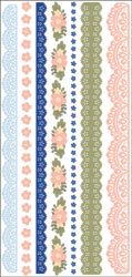 KaiserCraft Collection Rub-Ons - Tea at Elsie\'s Coloured