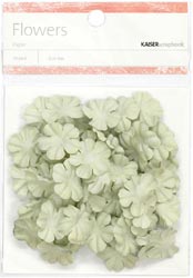 KaiserCraft Paper Flowers - 2 cm - Mint