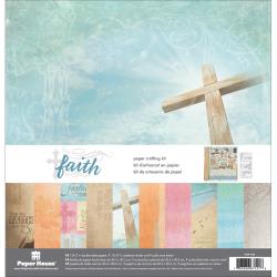 Paper House Paper Crafting Kit 12"X12" - Faith