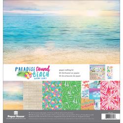 Paper House Paper Crafting Kit 12\"X12\" - Paradise Found Beach