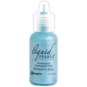 Liquid Pearls Glue .5 Ounce Bottle - Robins Egg Blue