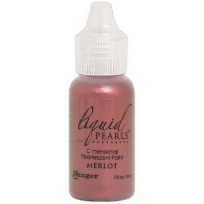 Liquid Pearls Glue .5 Ounce Bottle - Merlot