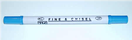 Zig Fine & Chisel Marker - Blue Jay