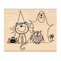 Penny Black Mounted Rubber Stamp 2.75\"X3\" Night Things