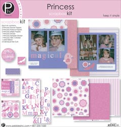 Pebbles Inc Scrapbook Kit - Princess
