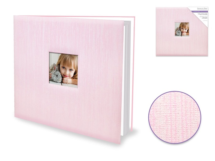 Forever in Time Scrapbook Album 12\"x12\" - Pink Shimmer