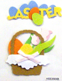 Handmade Stickers - Small - Easter Basket