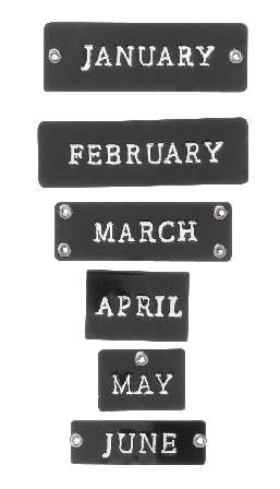 Inspirables Metal Stickers - First Six Months