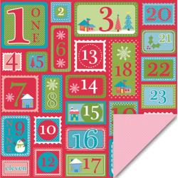 Winter Wonderland Double Sided Paper - Counting Down
