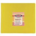 MemoryStor Deluxe Bonded Leather Album-12 x 12-Citrus Yellow