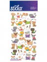 Sticko Classic Stickers-Tiny Cats and Dogs
