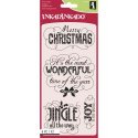 Inkadinkado Clear Stamp Set - Marquee Christmas