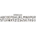 Sizzix Sizzlits Strip Die 12.625"X2.375" Stenciled Alphabet