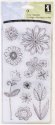 Inkadinkado Clear Stamp Set - Doodle Flowers
