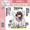 Crafters Companion Angelica Rubber Stamps - Mariella