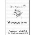 Our Daily Bread Cling Stamps 5"X3.5" Dogwood Mini