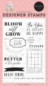 Carta Bella Designer Stamps 4" x 6" - Bloom & Grow