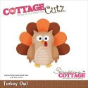 CottageCutz Die 3"X3" - Turkey Owl