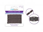 Craft Medley Jewelry/Craft Cord 1.5m Leatherette - Dark Brown