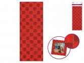 Craft Decor: Crop-It Sticker Fabric - Chex Red