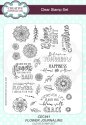 Creative Expressions Flower Journaling Clear Stamp Set