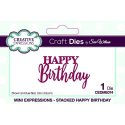 Sue Wilson Mini Expressions Collection Stacked Happy Birthday
