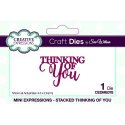 Sue Wilson Mini Expressions Collection Stacked Thinking Of You