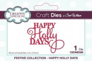 Sue Wilson Mini Expressions - Happy Holly Days