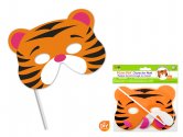 Krafty Kids DIY Foam Fun Character Mask w/prop stand - Tiger