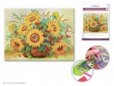 Craft Medley: Diamond Painting Art Kit 12"x16" - Sunflower Pot