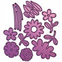 Cheery Lynn Designs - Whimsical Flower 8pc Die Set 1