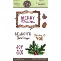 Joy Clair Clear Stamps 4"X6" Rustic Christmas