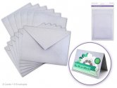 Forever in Time Card & Envelope Sets 6x 4.5"x6" - Silver