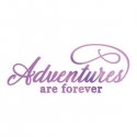 Every Day Sentiments Hotfoil Stamp - Adventures Are Forever