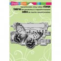 STAMPENDOUS- Cling Rubber 4 3/4"x 4 1/2" Butterfly Tune
