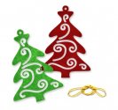 Holiday Essentials Felt Ornaments 5pc - Christmas Tree