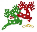 Holiday Essentials Felt Ornaments 5pc - Reindeer
