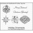 Our Daily Bread Cling Stamps 6"X4.5" Holiday Ornaments
