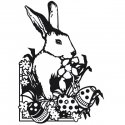 Darice Embossing Essentials Folder - Easter Bunny