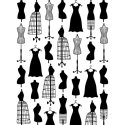 Darice Embossing Essentials Folder - Dress Form Background