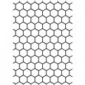 Darice Embossing Essentials Folder 5"x7"- Honeycomb