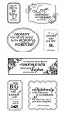 Fiskars Clear Stamps - All Round Quotes