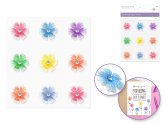 Forever in Time Handmade Paper Flowers Glitter Ombre - 2cm Mix